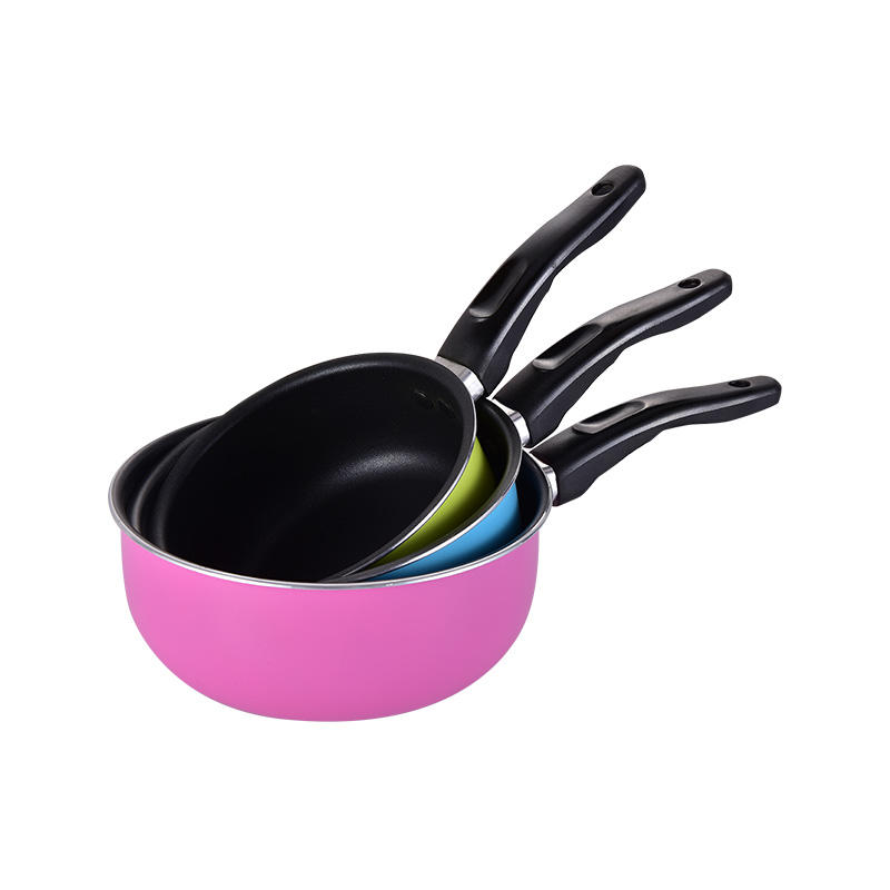 Aluminum Flanged Nonstick Milk Pan Without Lid