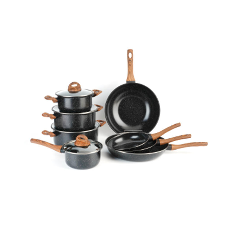 High Quality Kitchen Set Different Size Round Cookware Set 