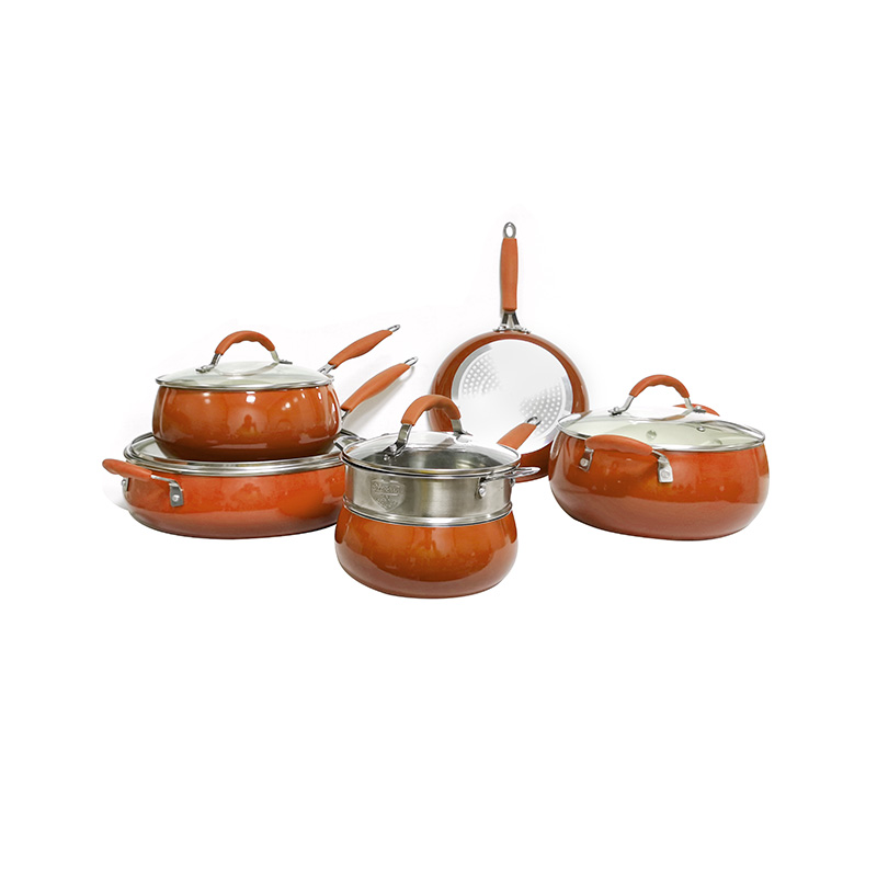 10PCS Aluminum Nonstick Cookware Set