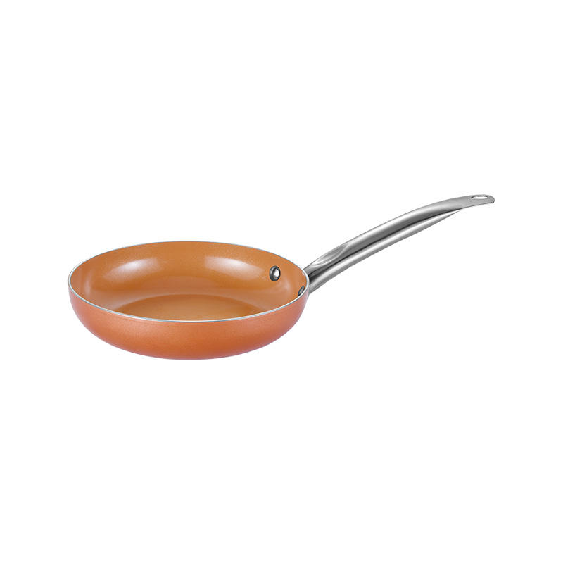 Copper Nonstick Frying Pan with Ss Handle